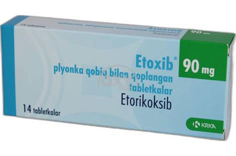Этоксиб 90мг №14 табл. - купить в Ташкенте онлайн по хорошей цене в OXYmed