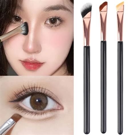 Eyebrow Eyeliner Angled Blade Brush Inclined Flat Angled Brush Nose
