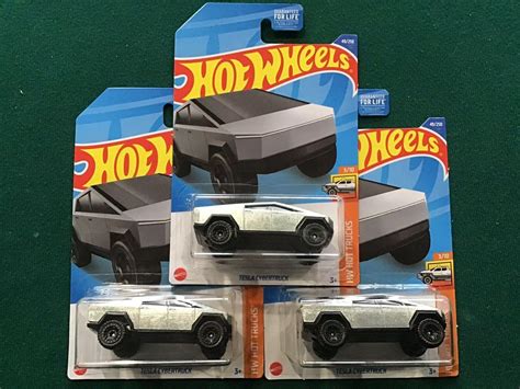 Hot Wheels Tesla Cybertruck Hw Hot Trucks Lot Of Free Shipping