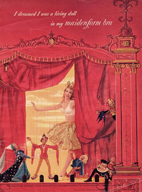 Vintage Lingerie Ad For Maidenform Bra I Dreamed I Was A Living Doll Etsy