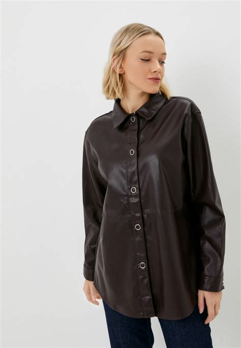 Рубашка O'stin, цвет: коричневый, MP002XW0B2QG — купить в интернет ...