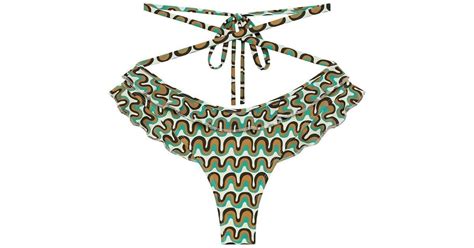 Montce Groovy Ballet Lulu Bikini Bottom In Green Lyst