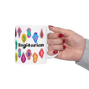 Lesbian Coffee Mug Vagina Mug Vulva Mug Vulva Art Coffee Mug White Elephant Funny