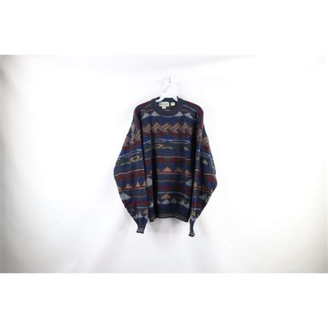 Vintage Sweaters Vintage 9s Coogi Style Mens Medium Ed Bassmaster