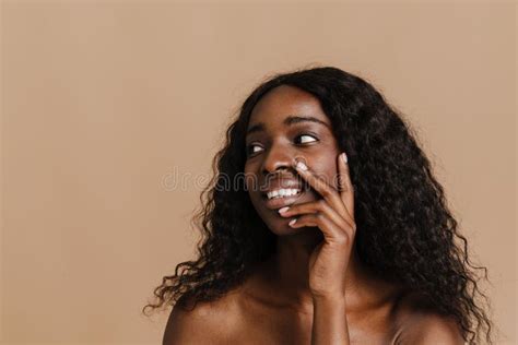 African Naked Woman With Green Exotic Stock Photo Image Of Exotic Skincare