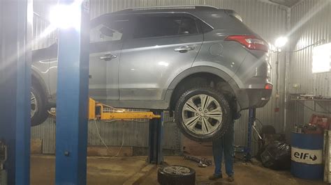 Замена задних тормозных колодок — Hyundai Creta (1G), 2 л, 2018 года ...