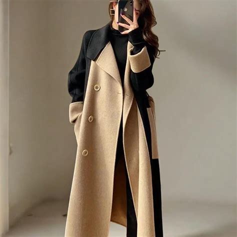 Long Wool Jacket Etsy
