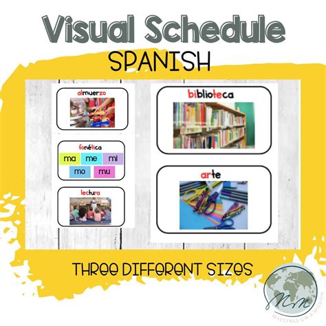 Spanish Visual Schedule – Bilingual Marketplace