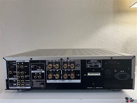 Denon PMA-1700NE Stereo Integrated Amplifier Silver - Ships Free Photo ...