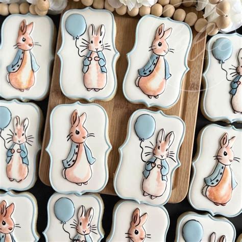 Pin By Julia Cullen On Easter Eggs Rabbit Cookies Birthday Cookies