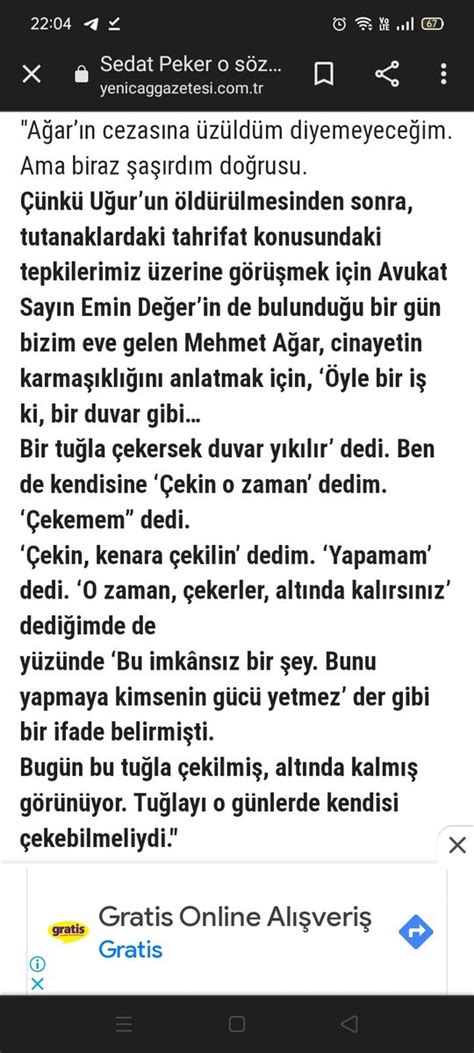 Sedat Peker On Twitter Rt Dersimli U Ur Mumcu Ehit Oldu Unda