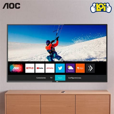 Smart Tv Aoc 55 Uhd 4k Botones Netflix Y Youtube Loi Mercado Libre