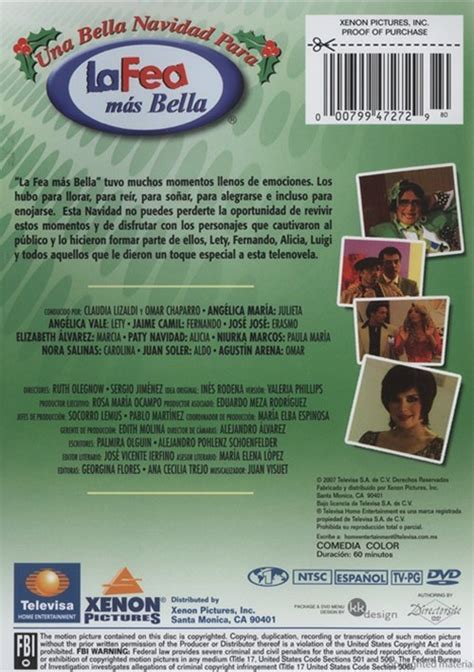 La Fea Mas Bella Una Bella Navidad Para Dvd Dvd Empire