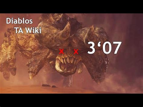 MHW I Special Arena Diablos Charge Blade TA Wiki YouTube