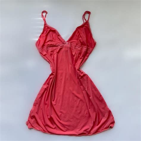 Victorias Secret Pink Lingerie Slip Dress Y K Depop