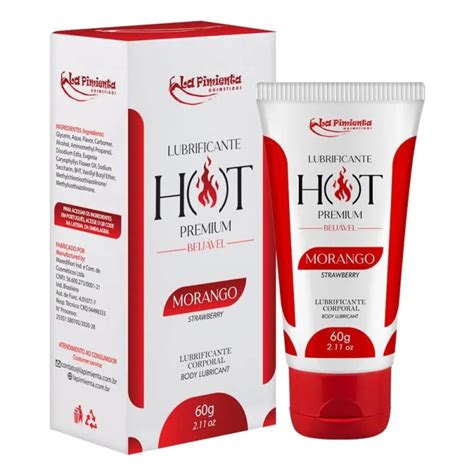 Gel Hot Premium Morango La Pimienta