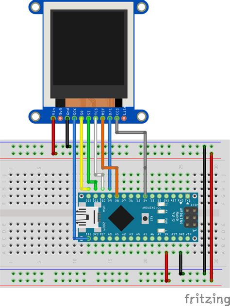 Arduino Diy Photo Frame Using St Tft Display Electronics Lab