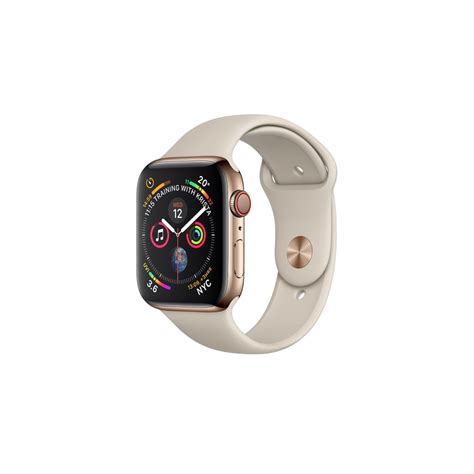 Apple Watch Series 4 GPS + Cellular 44mm Gold Stainless Steel Case with ...