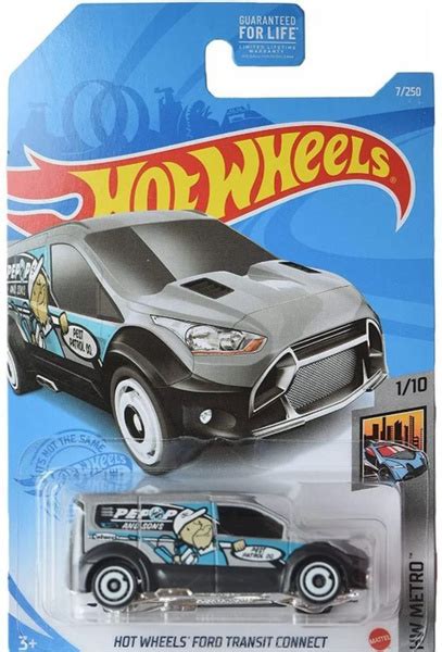 Машинка базовая Hot Wheels Ford Transit Connect серый купить с доставкой по выгодным ценам в