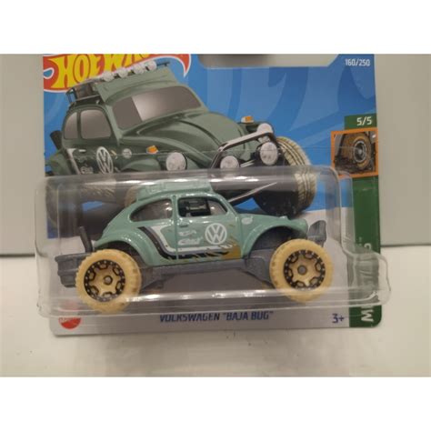 Volkswagen Beetle Green Baja Bug Mud Studs Hot Wheels Bcn Stock Cars