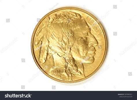 American 50 Dollar Gold Coin Stock Photo 1835089351 Shutterstock