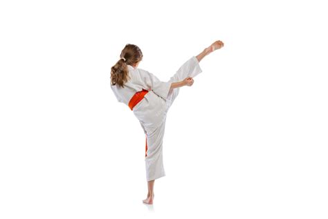 Karate Girl High Kick