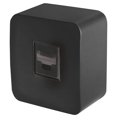 Розетка компьютерная RJ-45 Stekker София черный MST00-20-02 49312 ⚡ ...