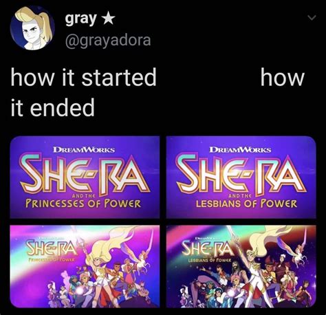 She Ra S Logo Matches The Lesbian Pride Flag Artofit