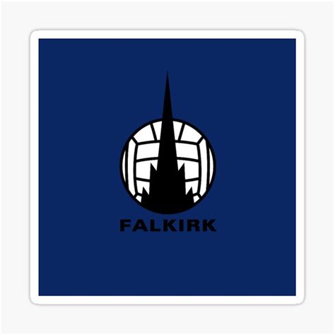 Falkirk Fc Badge Sticker By Bazzabazzar Redbubble