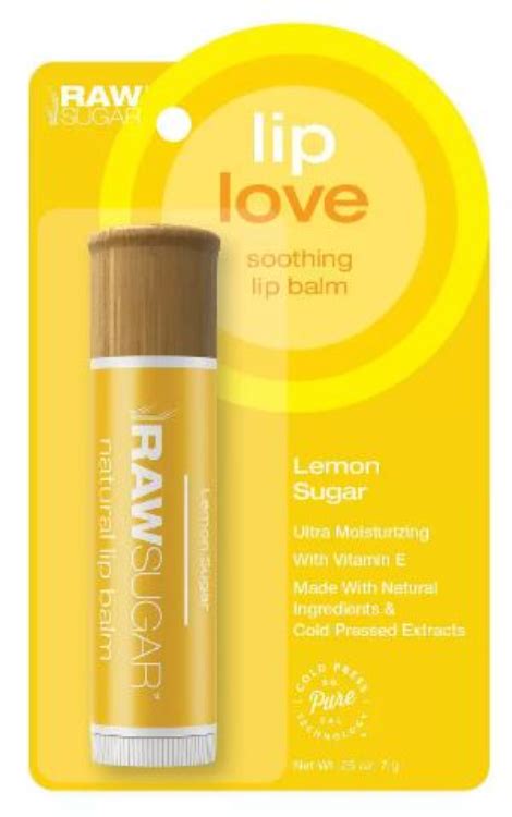 Raw Sugar Natural Lip Balm Lemon Sugar Source