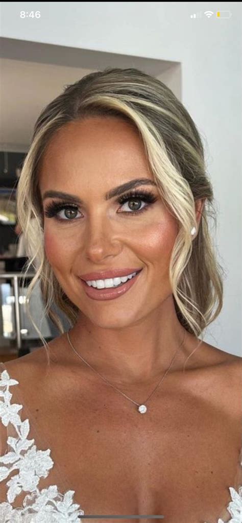 Pin By OJP On HAIR MAKEUP Bridesmaid Hair Makeup Blonde Bridal Hair Bridal Hair And Makeup