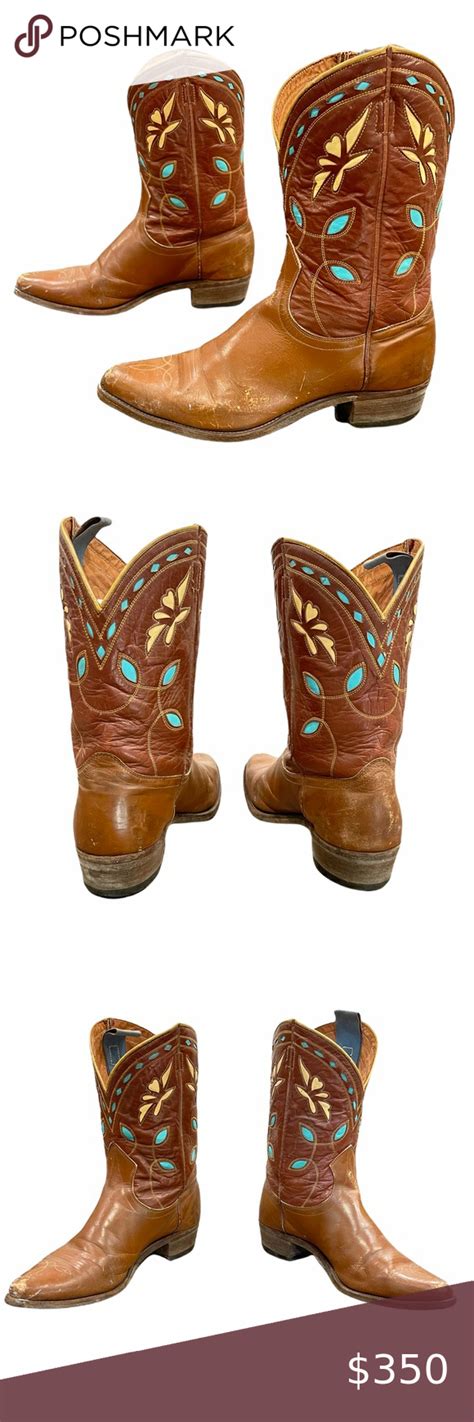1940s Womens Vintage Cowboy Pee Wee Boots 85