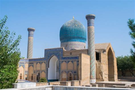 Ancient Samarkand Mosque Stock Image Image Of Silk 132776495