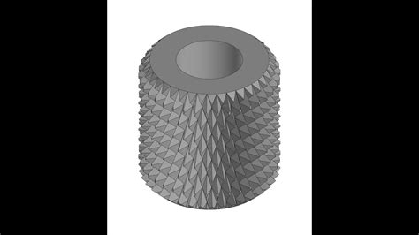 Сетчатая накатка в КОМПАС-3D №1 - YouTube