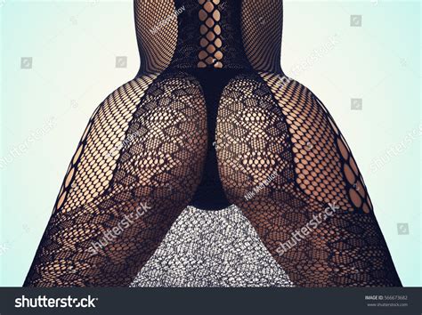 Sexy Big Ass Erotic Black Lingerie Stock Photo Shutterstock