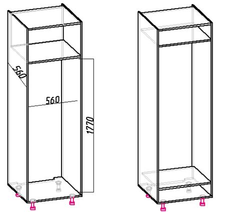 Монтаж встраиваемого холодильника в шкаф - 80 фото