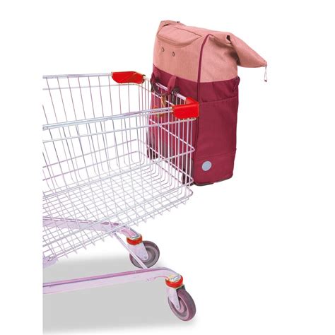 Carucior Cumparaturi 2 Roti Punta F10426 Rosu Emagro