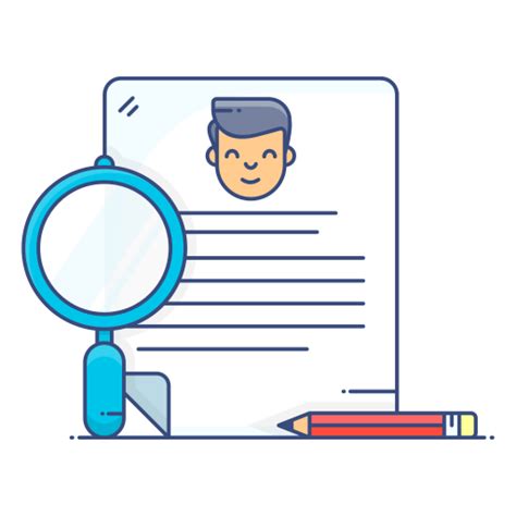 Cv Generic Thin Outline Color Icon