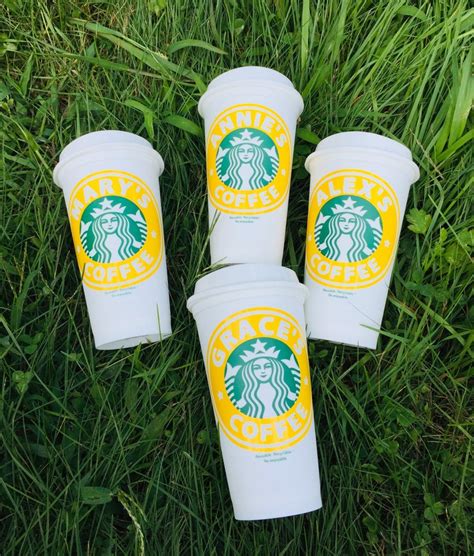 Starbucks Reusable Cup Hot Drink Tumbler Coffee Birthday Etsy