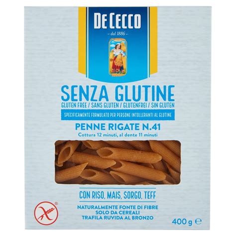 Penne Rigate N41 Senza Glutine De Cecco Gr400 Lecommerce Secondo