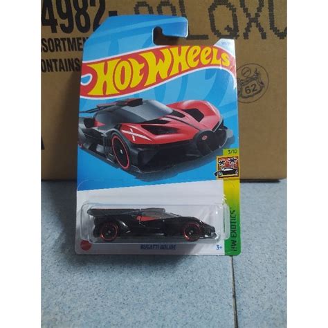 Hot Wheels Bugatti Bolide Red Case Q Hw Basic Mainline Shopee Malaysia