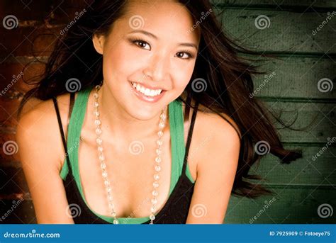 Girl Asian Brunette Stock Image Image Of Pretty Brunette