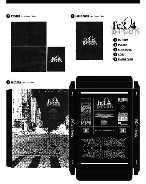 nmixx feo break oficialen album poster ver kstore kpop