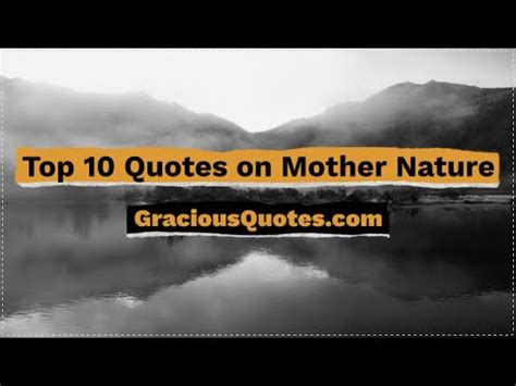 69 Inspirational Quotes on Mother Nature (BEAUTY)