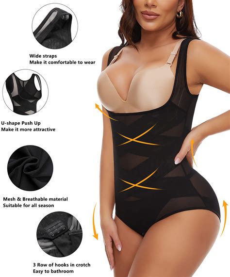 Manifique Shapewear Bodysuit For Women Tummy Control Butt Lifter Panty