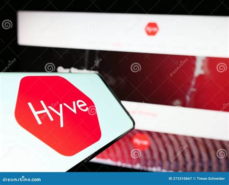 Smartphone With Logo Of British Event Management Company Hyve Group Plc