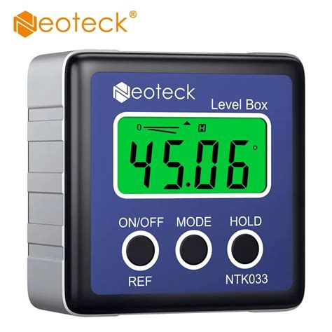 Neoteck 4*90 ° dijital açı bulucu konik ölçer İletki İnklinometre ...