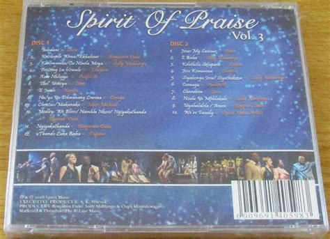 Spirit Of Praise Vol 3 2xcd Subterania