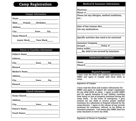 Camper Printable Application