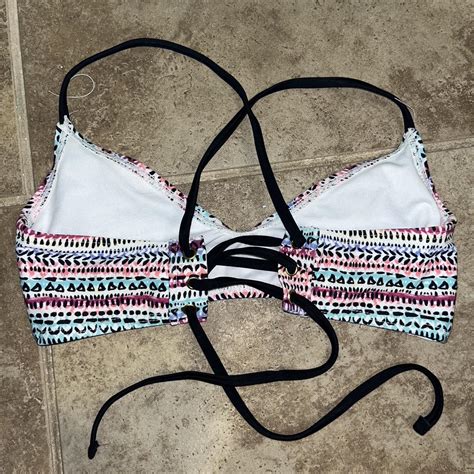 Small Bikini Top Tie Back Doesnt Have A Tag Depop